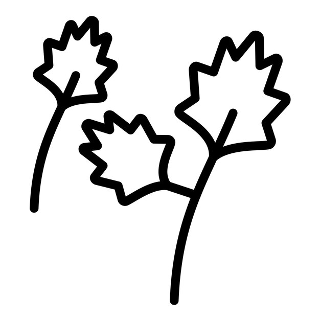 Diseño vectorial Estilo del icono de Arugula