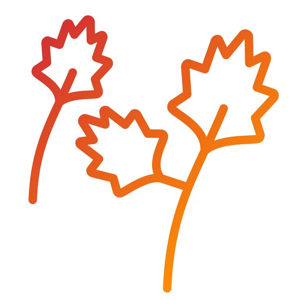 Diseño vectorial Estilo del icono de Arugula