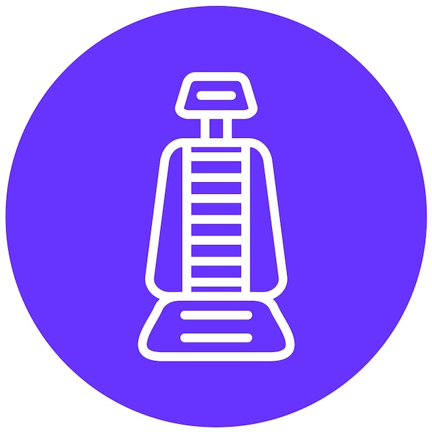 Diseño vectorial Estilo del icono del asiento del coche