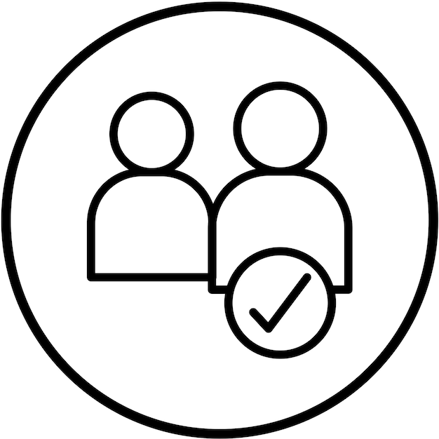 Diseño vectorial Estilo del icono de asistencia estudiantil