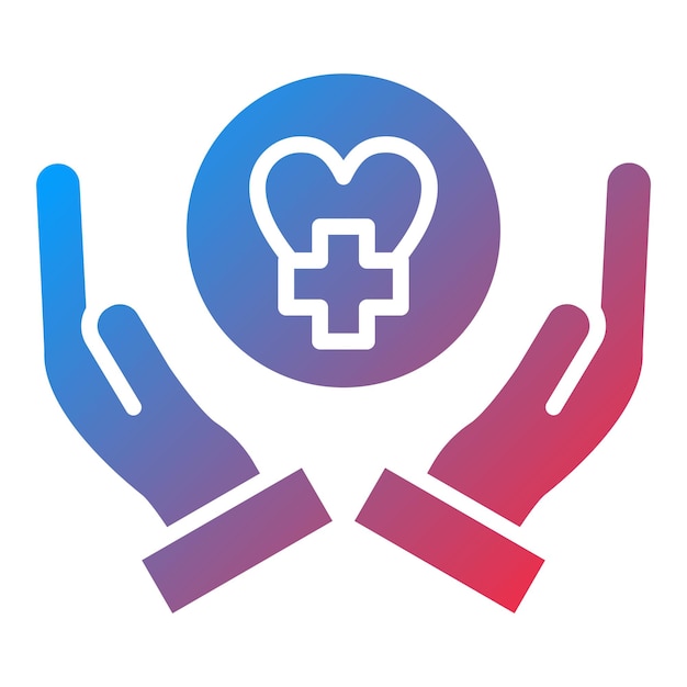 Diseño vectorial Estilo del icono de asistencia médica