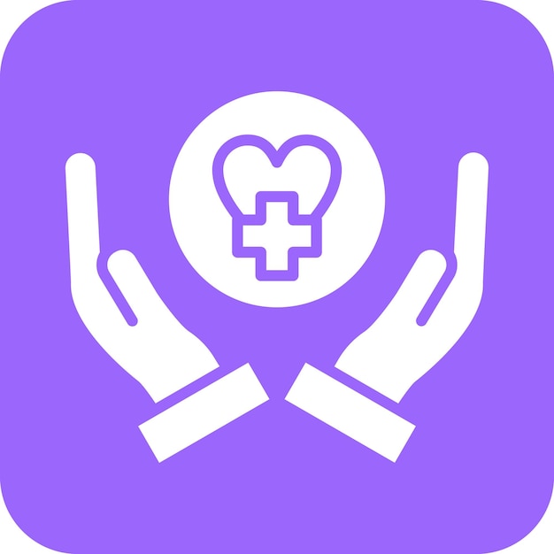 Diseño vectorial Estilo del icono de asistencia médica