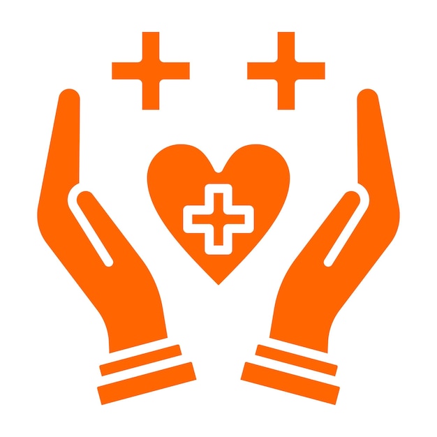 Diseño vectorial Estilo del icono de asistencia médica