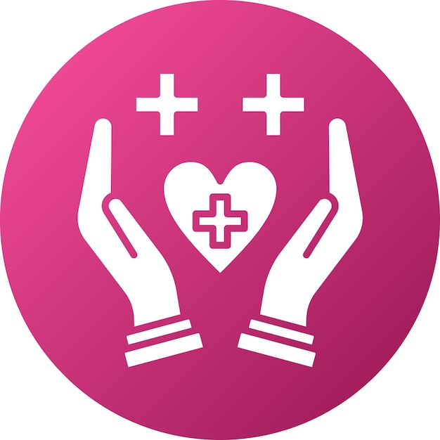 Diseño vectorial Estilo del icono de asistencia médica