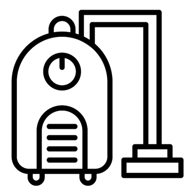 Diseño vectorial Estilo del icono de la aspiradora