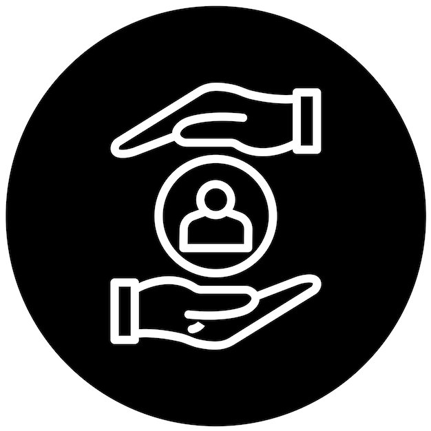 Diseño vectorial Estilo del icono de atención al cliente