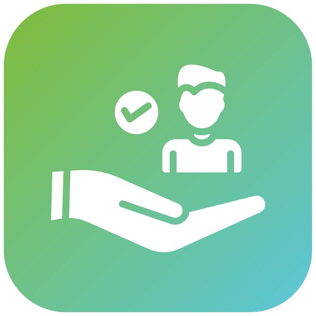 Diseño vectorial Estilo del icono de atención al cliente