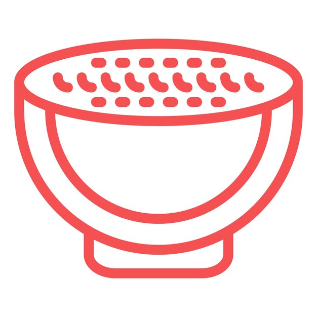 Diseño vectorial Estilo del icono de la avena