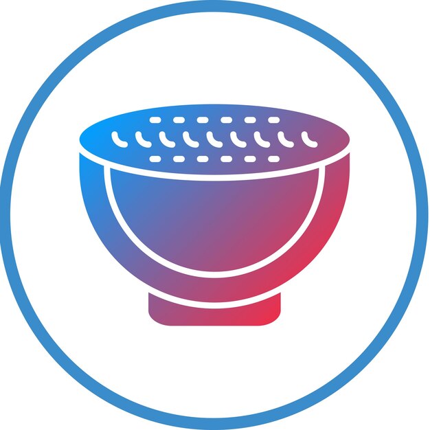 Diseño vectorial Estilo del icono de la avena
