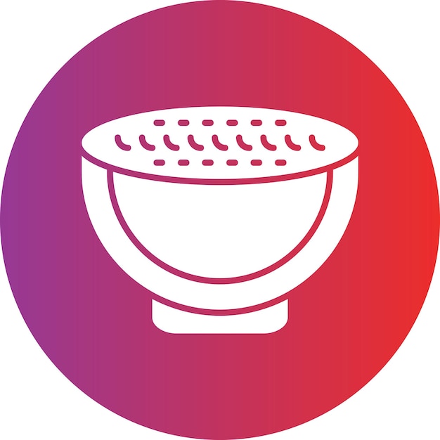 Diseño vectorial Estilo del icono de la avena