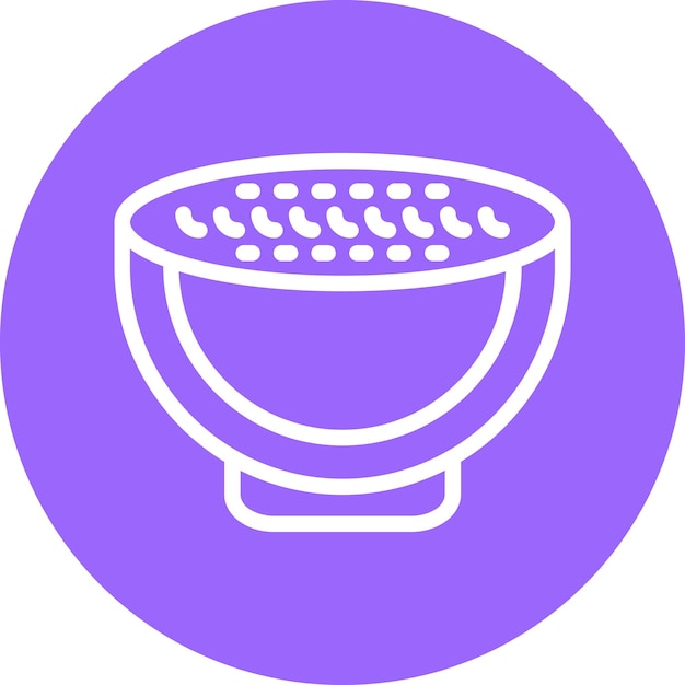Diseño vectorial Estilo del icono de la avena