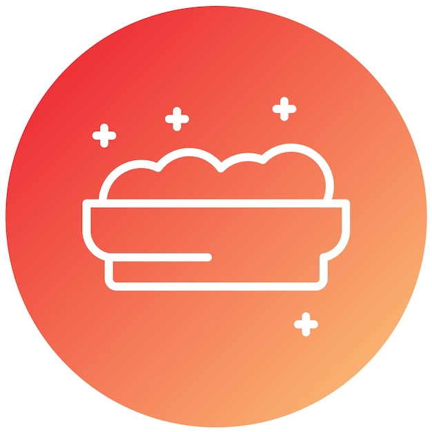 Diseño vectorial Estilo del icono de avena