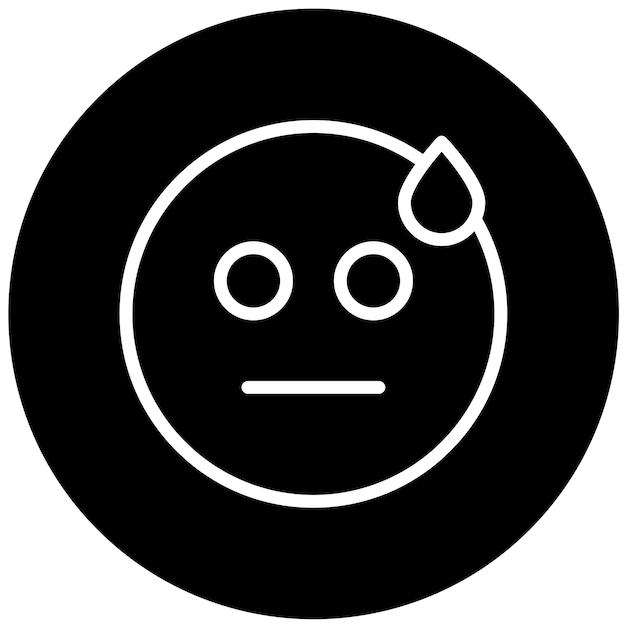 Diseño vectorial Estilo de icono avergonzado