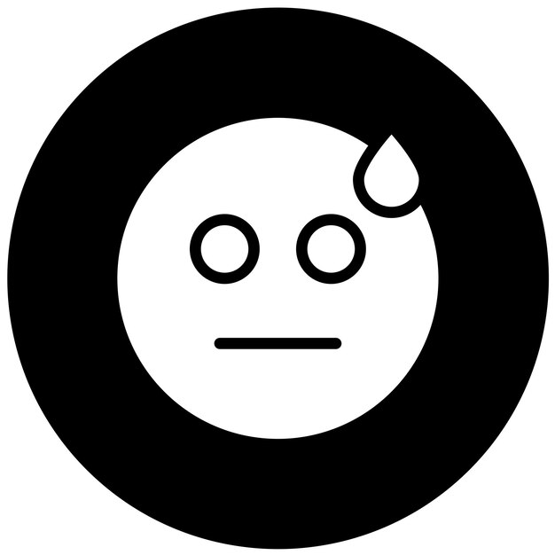 Diseño vectorial Estilo de icono avergonzado