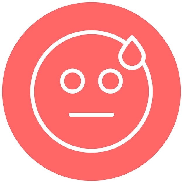 Diseño vectorial Estilo de icono avergonzado