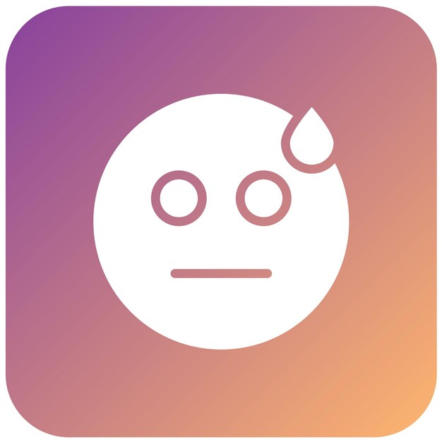 Diseño vectorial Estilo de icono avergonzado