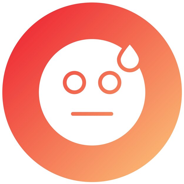 Diseño vectorial Estilo de icono avergonzado