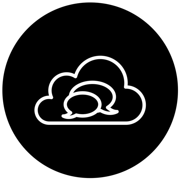 Diseño vectorial Estilo del icono de ayuda de autoservicio