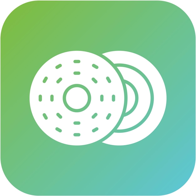 Diseño vectorial Estilo del icono de Bagel