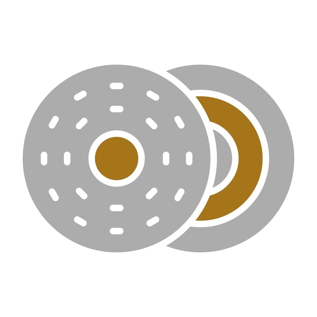 Diseño vectorial Estilo del icono de Bagel