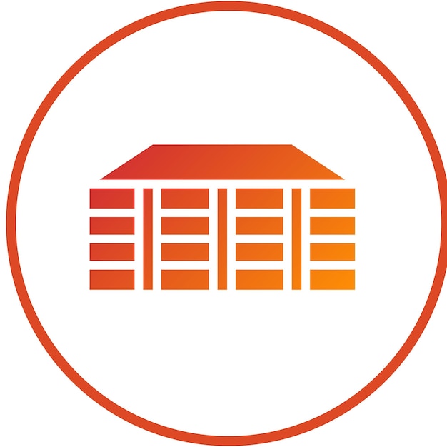 Diseño vectorial Estilo de icono de la bahía de intercambio caliente