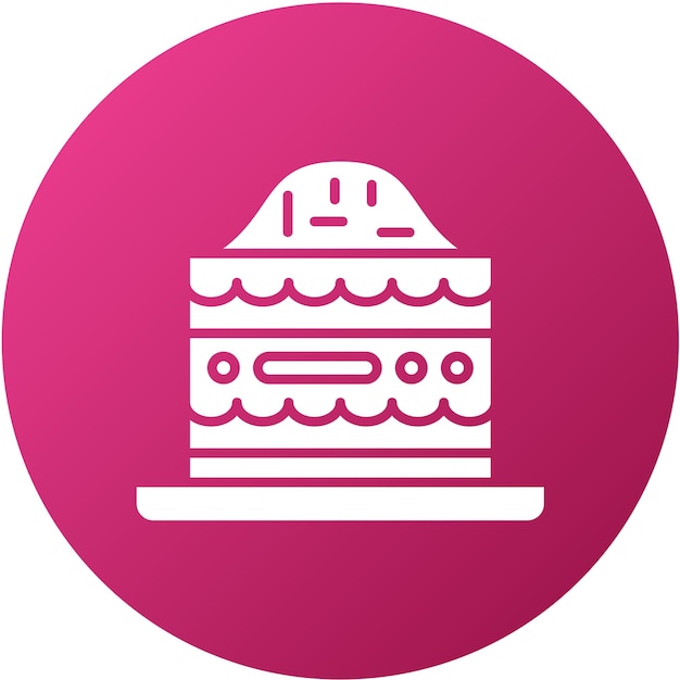 Diseño vectorial Estilo de icono de Baklava