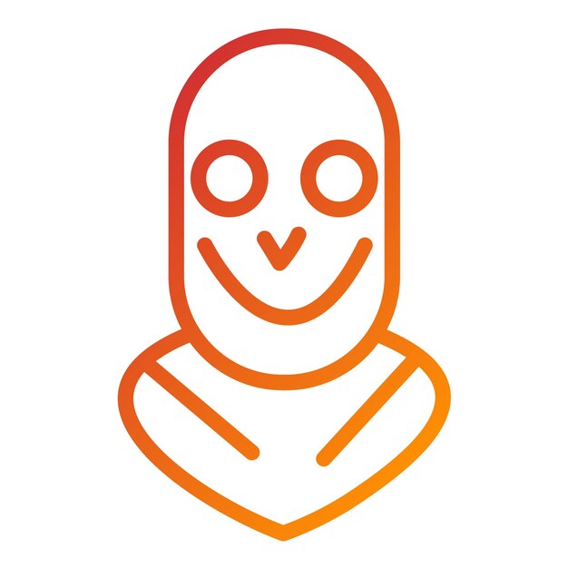 Diseño vectorial Estilo de icono Balaclava