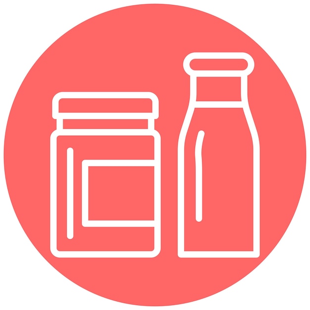 Diseño vectorial Estilo de icono de ballet de leche de mantequilla
