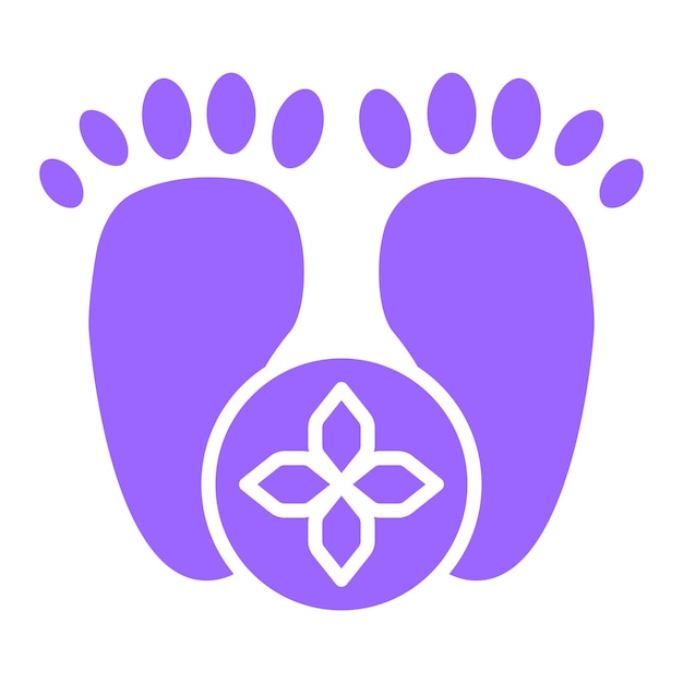 Diseño vectorial del estilo del icono del balneario