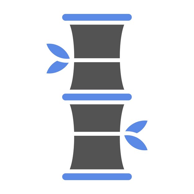 Diseño vectorial Estilo de icono de bambú