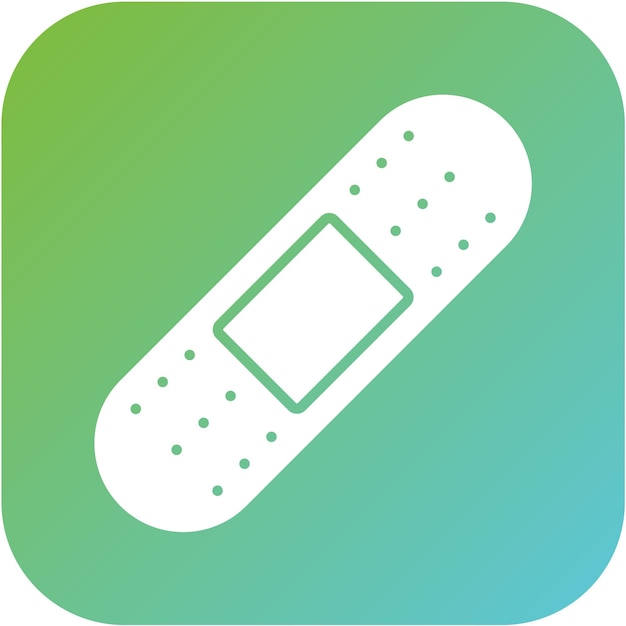 Diseño vectorial del estilo del icono de Band Aid