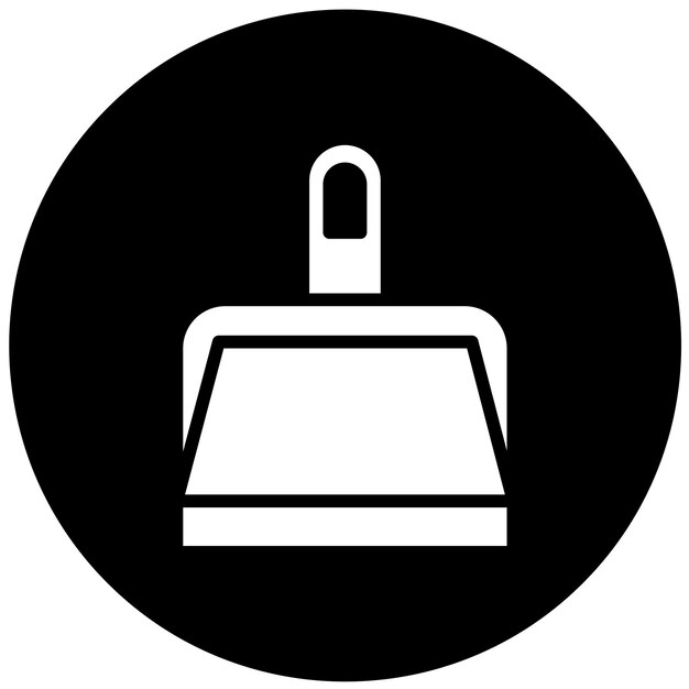 Diseño vectorial Estilo del icono de la bandeja de basura