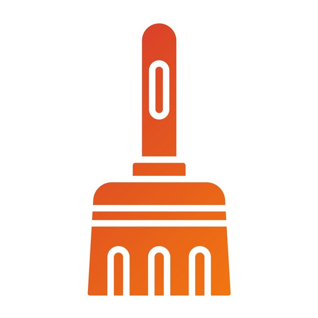 Diseño vectorial Estilo del icono de la bandeja de basura