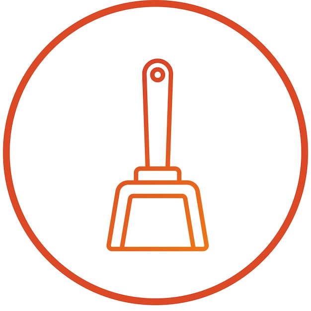 Diseño vectorial Estilo del icono de la bandeja de basura