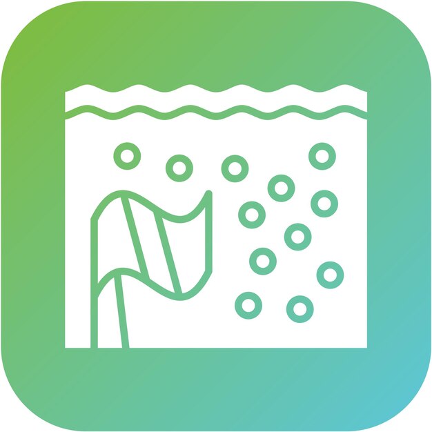 Diseño vectorial Estilo del icono de la bandera de buceo