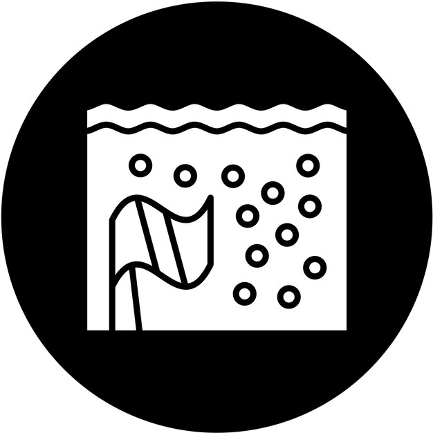 Diseño vectorial Estilo del icono de la bandera de buceo