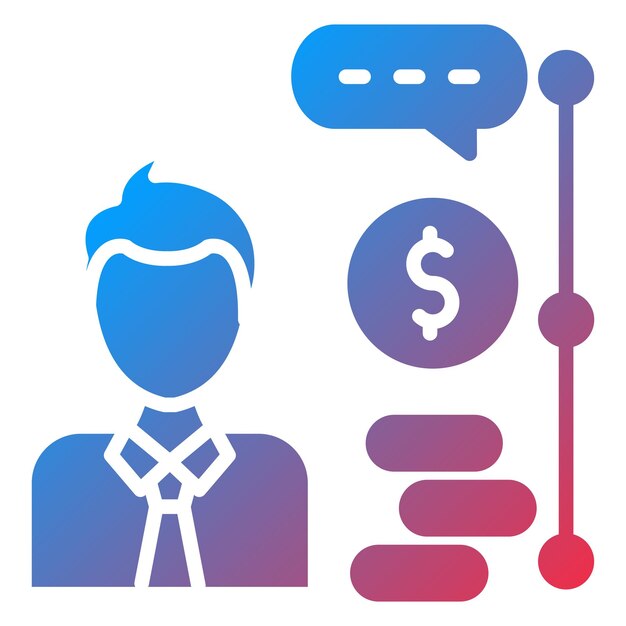 Diseño vectorial Estilo del icono de Bant