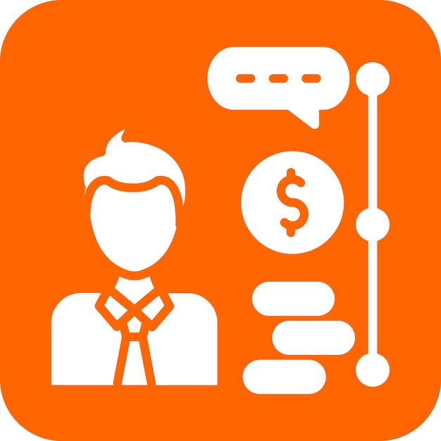Diseño vectorial Estilo del icono de Bant