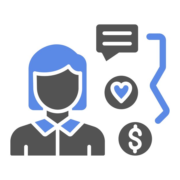 Diseño vectorial Estilo del icono de Bant
