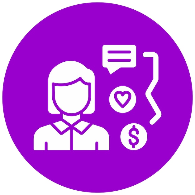 Diseño vectorial Estilo del icono de Bant