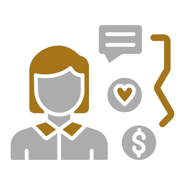 Diseño vectorial Estilo del icono de Bant
