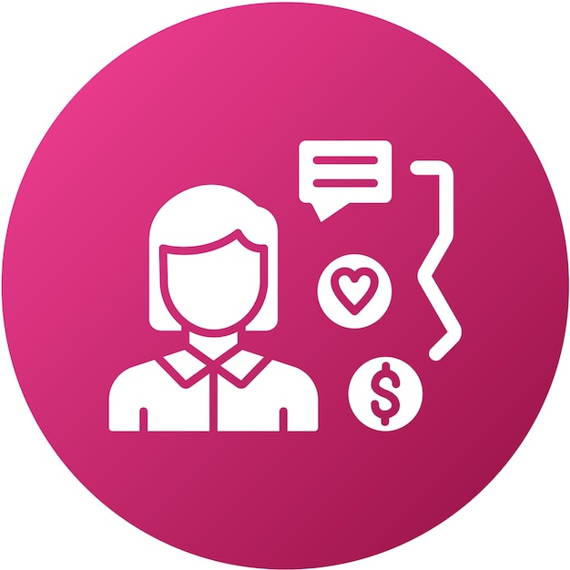 Diseño vectorial Estilo del icono de Bant