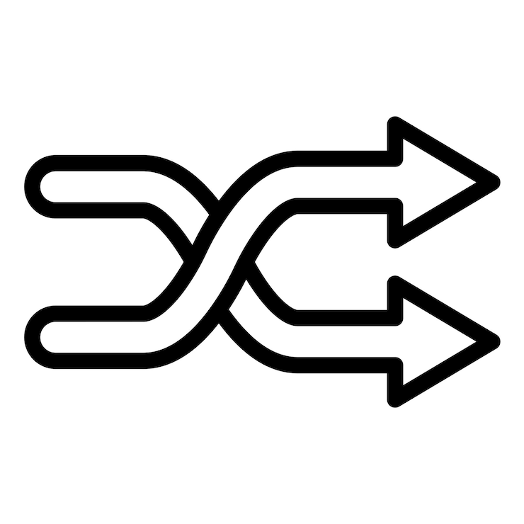 Vector diseño vectorial estilo de icono de baraje