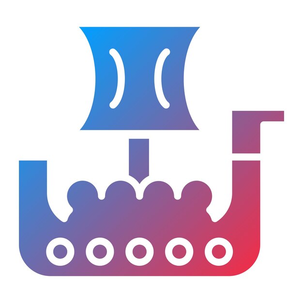 Diseño vectorial Estilo del icono del barco vikingo