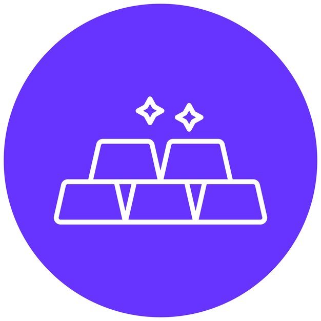 Diseño vectorial Estilo del icono de la barra de arcilla