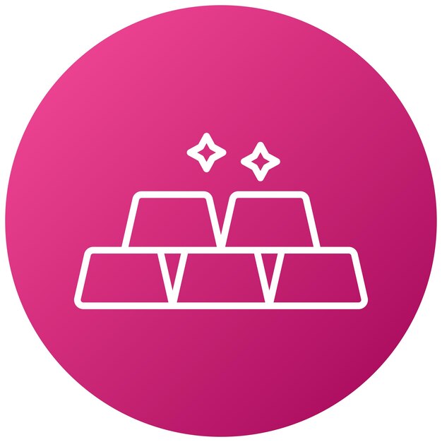 Diseño vectorial Estilo del icono de la barra de arcilla