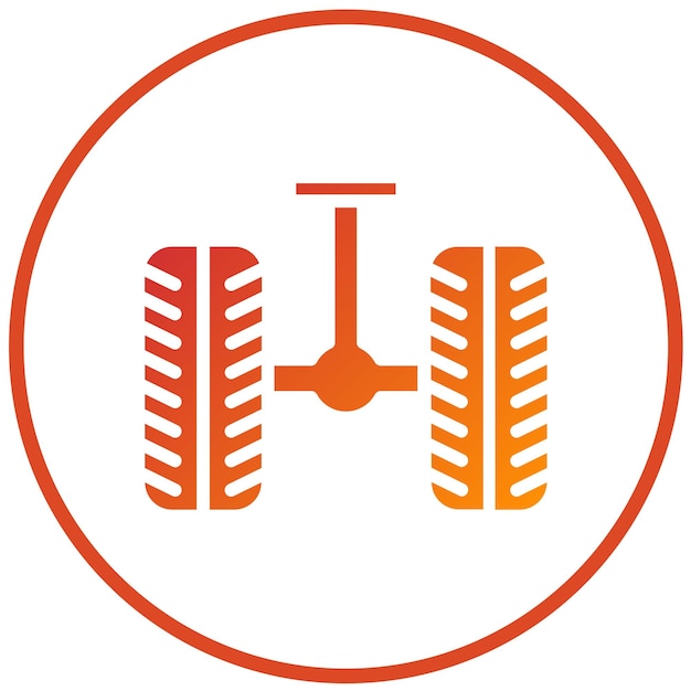 Diseño vectorial Estilo del icono de la barra de oscilación