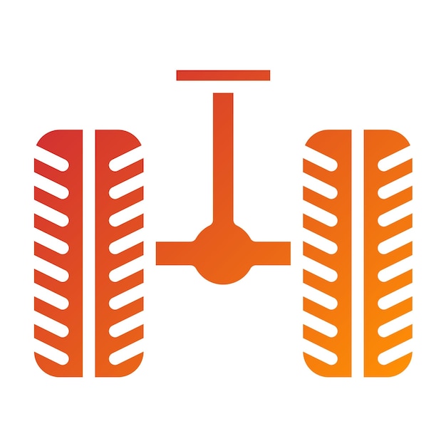 Diseño vectorial Estilo del icono de la barra de oscilación