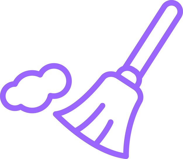 Diseño vectorial Estilo de icono de barrido limpio