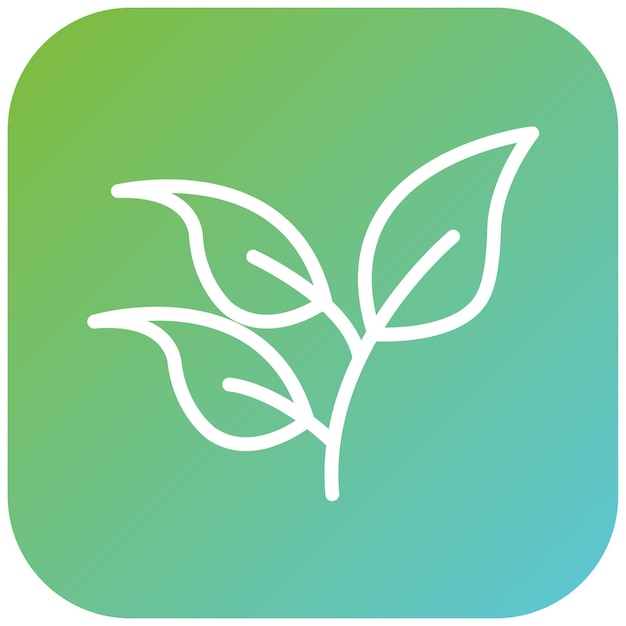 Diseño vectorial Estilo del icono de Basil Bounty